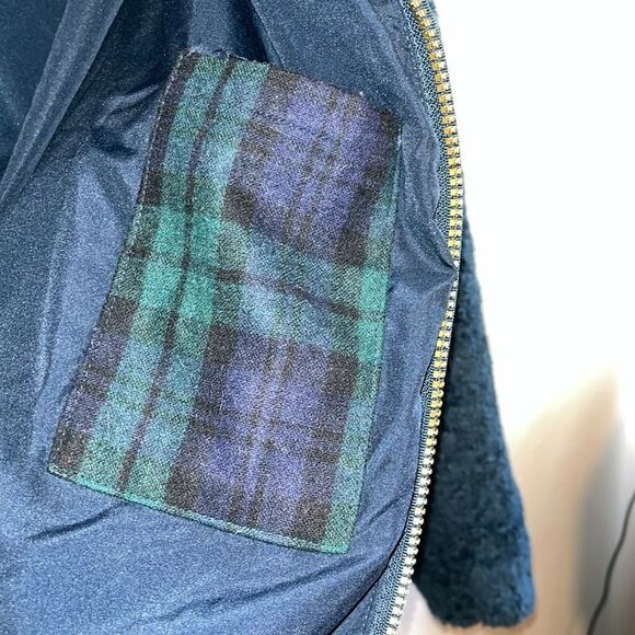 EXCELLENT CONDITION PRETTY PENDLETON LINED FURRY FLEECE COAT WOMEN’S LARGE - Picture 12 of 13